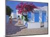 Blue Doors, Folygandros, Greek Islands, 2017-Andrew Macara-Mounted Giclee Print