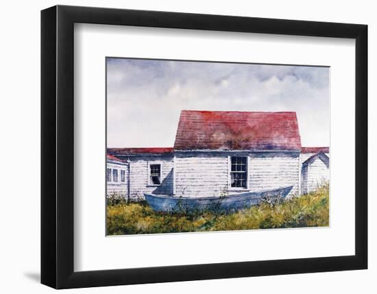 Blue Dory, Monhegan-B^ Hendershot-Framed Art Print