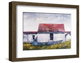 Blue Dory, Monhegan-B^ Hendershot-Framed Art Print