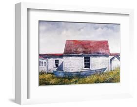 Blue Dory, Monhegan-B^ Hendershot-Framed Art Print