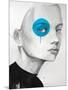 Blue Dot-null-Mounted Art Print