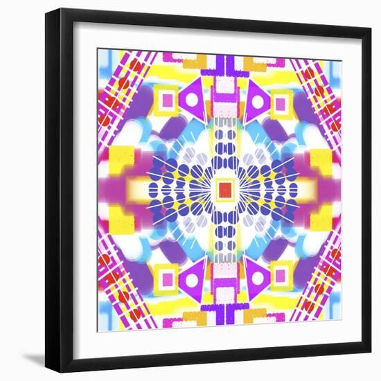 Blue Dots-Deanna Tolliver-Framed Giclee Print