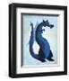 Blue Dragon-John Golden-Framed Giclee Print