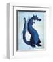 Blue Dragon-John Golden-Framed Giclee Print