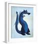 Blue Dragon-John Golden-Framed Giclee Print