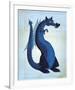 Blue Dragon-John W^ Golden-Framed Art Print