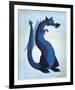 Blue Dragon-John W^ Golden-Framed Art Print