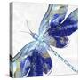 Blue Dragonfly-Eva Watts-Stretched Canvas