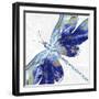 Blue Dragonfly-Eva Watts-Framed Art Print