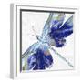 Blue Dragonfly-Eva Watts-Framed Art Print