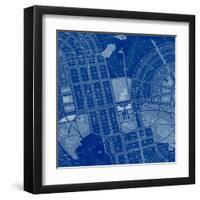 Blue Drawing-Andreyuu-Framed Art Print