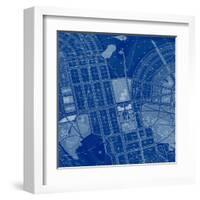 Blue Drawing-Andreyuu-Framed Art Print