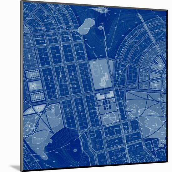 Blue Drawing-Andreyuu-Mounted Art Print