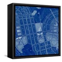 Blue Drawing-Andreyuu-Framed Stretched Canvas