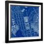 Blue Drawing-Andreyuu-Framed Art Print