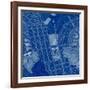 Blue Drawing-Andreyuu-Framed Art Print