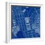 Blue Drawing-Andreyuu-Framed Art Print