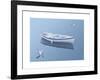 Blue Dream 1-Carlos Casamayor-Framed Giclee Print