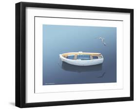 Blue Dream 2-Carlos Casamayor-Framed Giclee Print