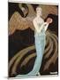 Blue Dress by Beer-Georges Barbier-Mounted Photographic Print