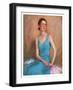 "Blue Dress,"February 4, 1933-Charles W. Dennis-Framed Giclee Print