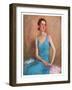 "Blue Dress,"February 4, 1933-Charles W. Dennis-Framed Premium Giclee Print