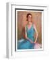 "Blue Dress,"February 4, 1933-Charles W. Dennis-Framed Giclee Print