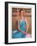 "Blue Dress," Saturday Evening Post Cover, February 4, 1933-Charles W. Dennis-Framed Premium Giclee Print