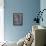 Blue Dress-Ikahl Beckford-Framed Stretched Canvas displayed on a wall