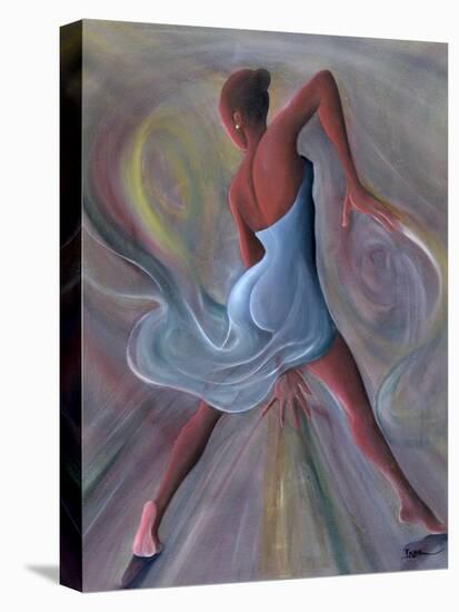 Blue Dress-Ikahl Beckford-Stretched Canvas