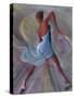 Blue Dress-Ikahl Beckford-Stretched Canvas