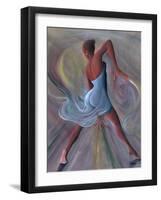 Blue Dress-Ikahl Beckford-Framed Giclee Print