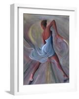 Blue Dress-Ikahl Beckford-Framed Giclee Print