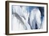 Blue Drips I-null-Framed Art Print