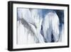 Blue Drips I-null-Framed Art Print