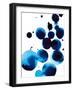 Blue Drops IV-Annie Warren-Framed Art Print