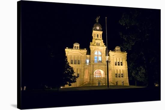 Blue Earth County Courthouse at Night-jrferrermn-Stretched Canvas