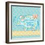 Blue Elephant I-Andi Metz-Framed Premium Giclee Print