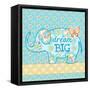 Blue Elephant I-Andi Metz-Framed Stretched Canvas