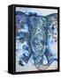 Blue Elephant-Oxana Zaika-Framed Stretched Canvas