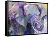 Blue Elephant-Richard Wallich-Framed Stretched Canvas