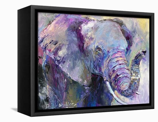 Blue Elephant-Richard Wallich-Framed Stretched Canvas