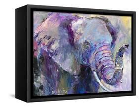 Blue Elephant-Richard Wallich-Framed Stretched Canvas