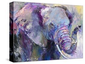 Blue Elephant-Richard Wallich-Stretched Canvas