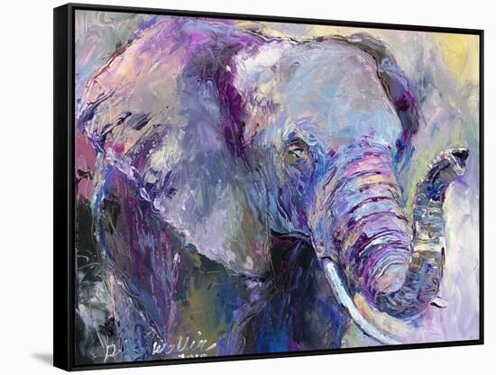 Blue Elephant-Richard Wallich-Framed Stretched Canvas