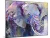 Blue Elephant-Richard Wallich-Mounted Giclee Print