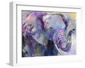 Blue Elephant-Richard Wallich-Framed Giclee Print