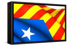 Blue Estelada Flag-Yuinai-Framed Stretched Canvas