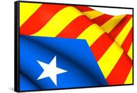 Blue Estelada Flag-Yuinai-Framed Stretched Canvas