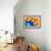 Blue Estelada Flag-Yuinai-Framed Art Print displayed on a wall